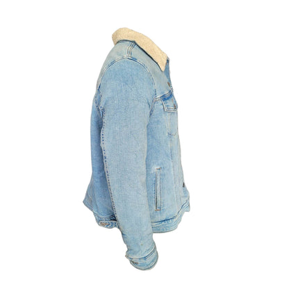 Vintage Levi’s Sherpa Denim Trucker Jacket – Light Wash, 1X - USASTARFASHION