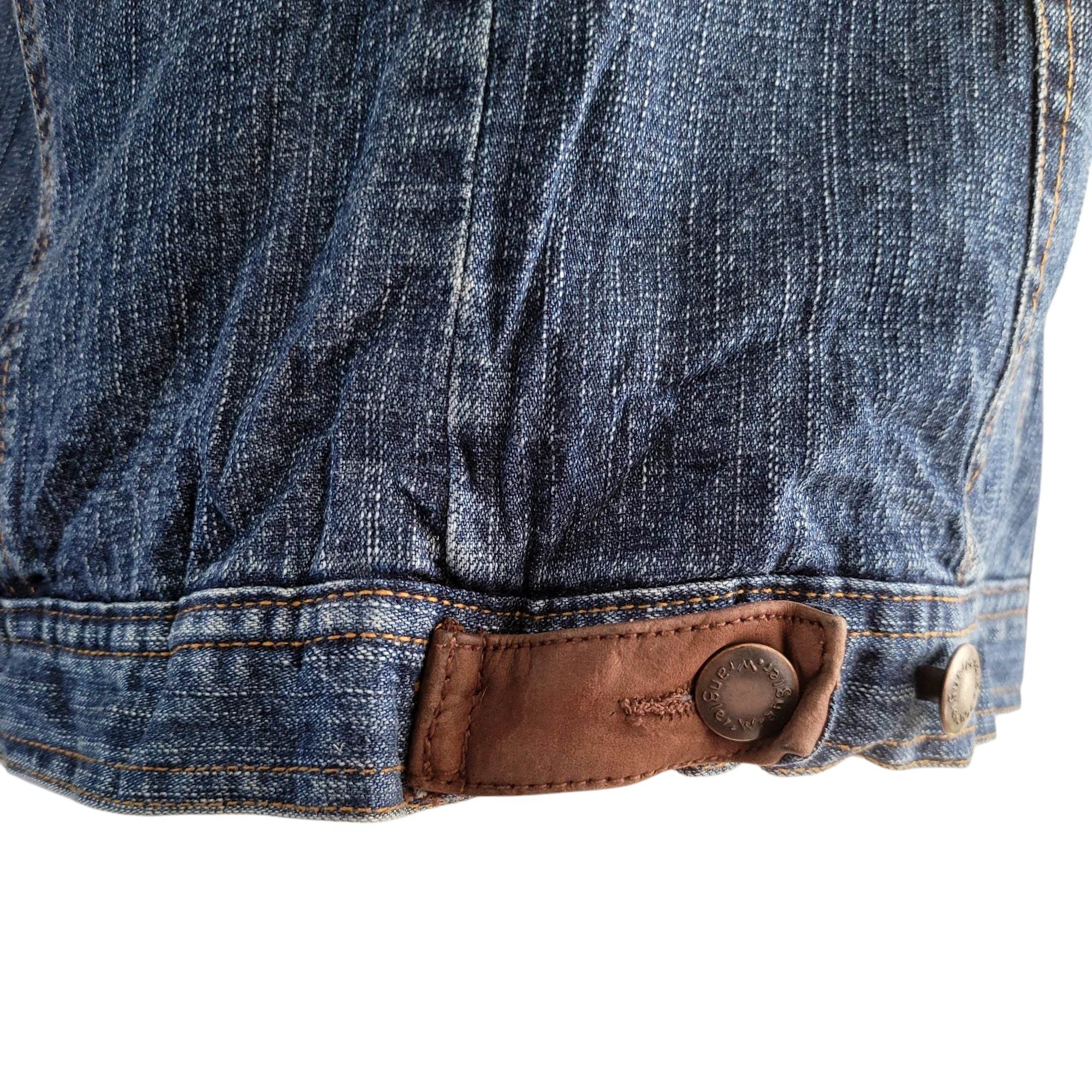 Vintage Wrangler Sherpa Lined Denim Vest – Size L - USASTARFASHION