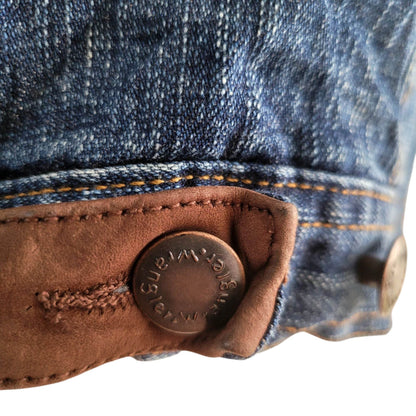 Vintage Wrangler Sherpa Lined Denim Vest – Size L - USASTARFASHION