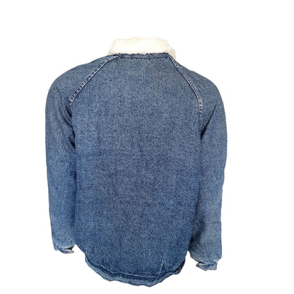 Vintage Levi’s Sherpa - Lined Bomber Jacket – Size L - USASTARFASHION