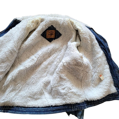 Vintage Levi’s Sherpa - Lined Bomber Jacket – Size L - USASTARFASHION