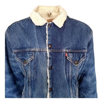 Vintage Levi’s 70500 Sherpa - Lined Trucker Jacket – Size XL - USASTARFASHION