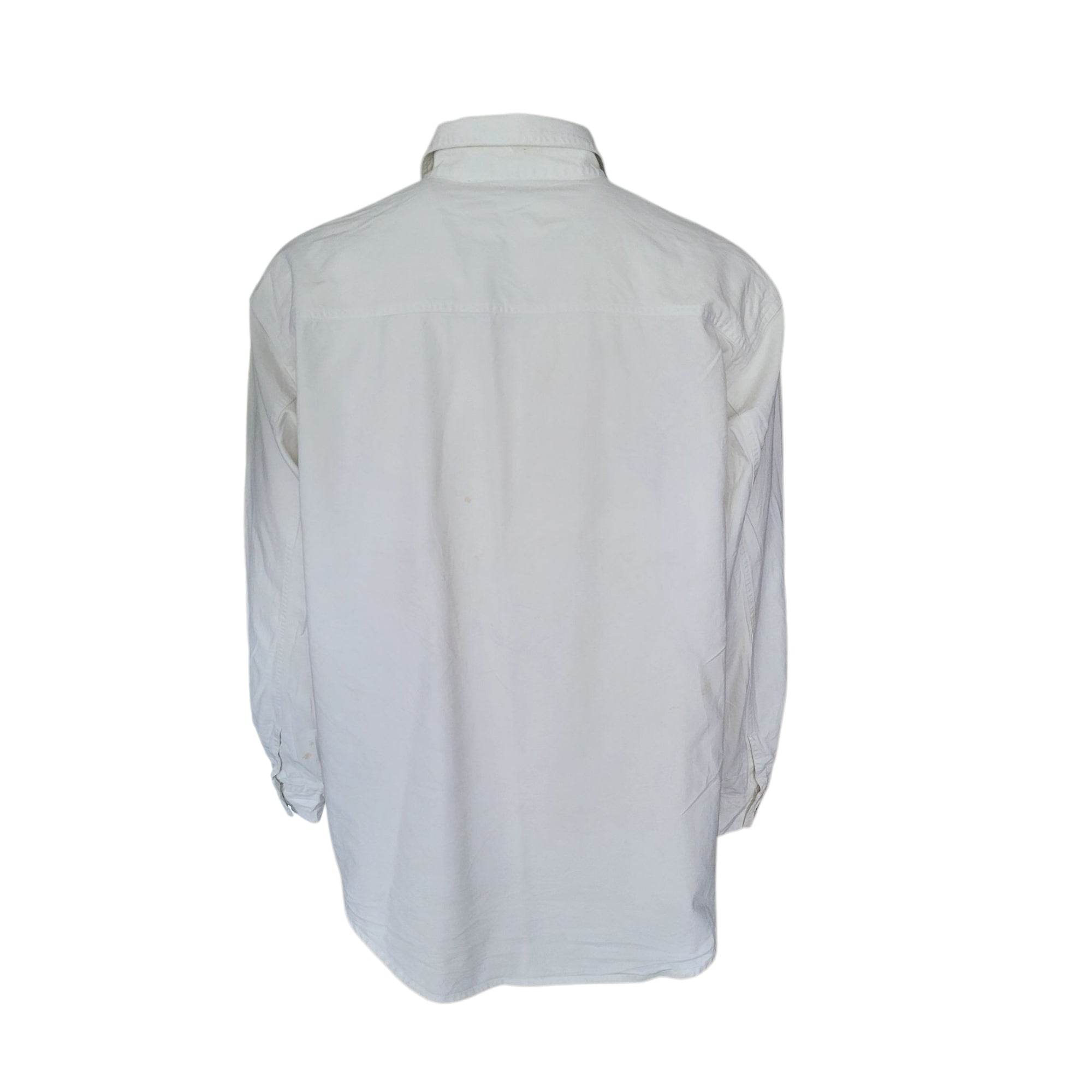 Vintage Levi’s White Denim Shirt – XXL, Red Tab, USA Style - USASTARFASHION