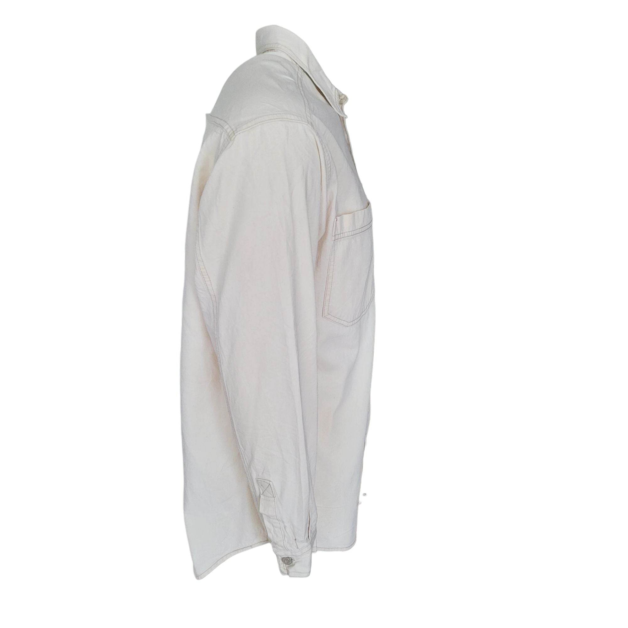 Levi’s White Authentic Western Shirt – Size M - USASTARFASHION