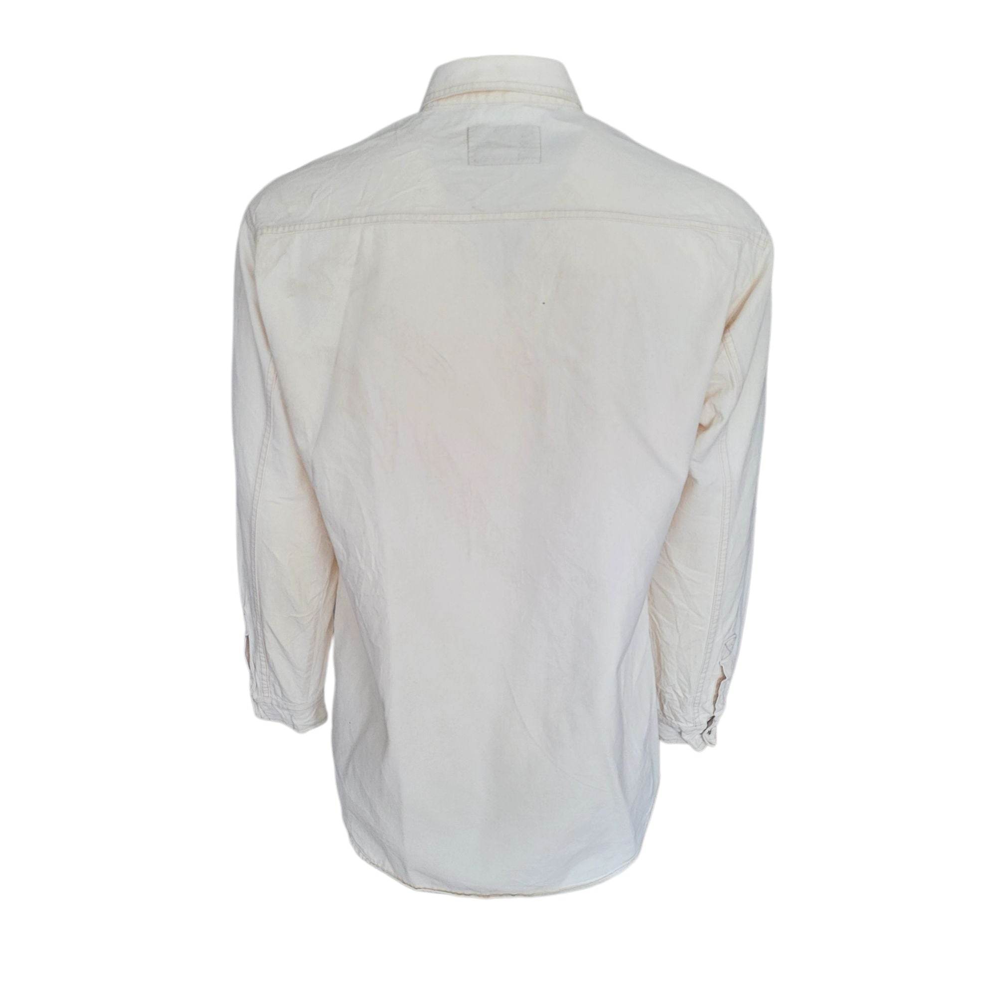 Levi’s White Authentic Western Shirt – Size M - USASTARFASHION