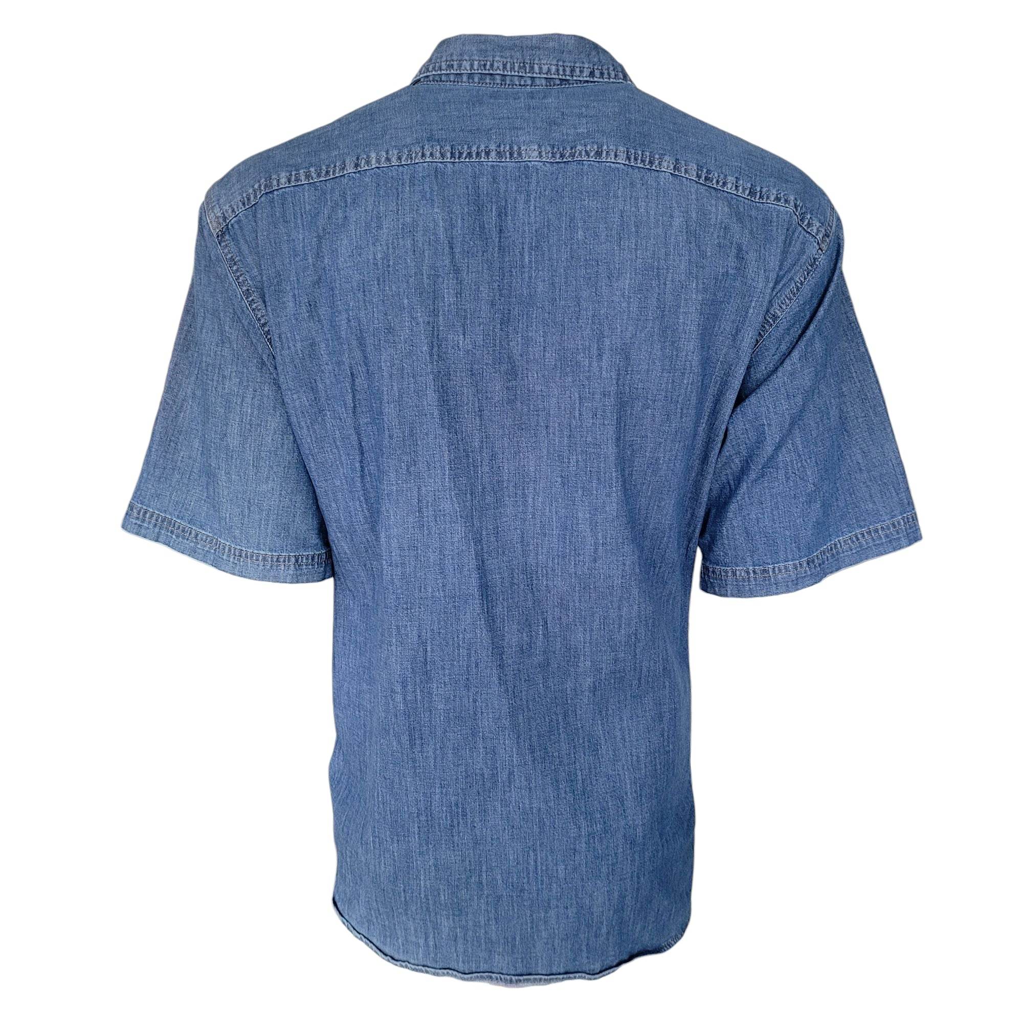 Vintage Wrangler Short Sleeve Denim Shirt – Size 2XL - USASTARFASHION
