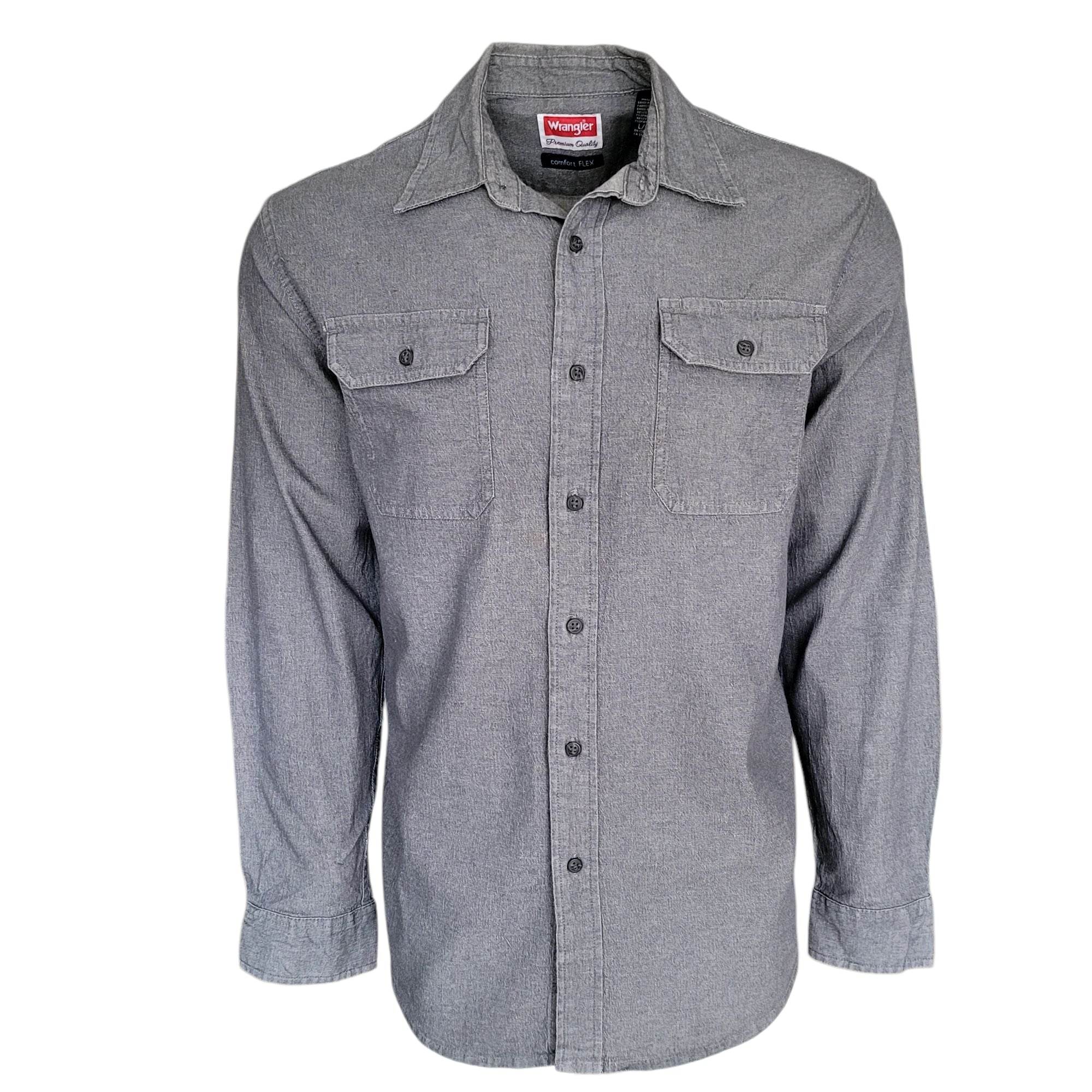 Vintage Wrangler Comfort Flex Shirt – Size L - USASTARFASHION