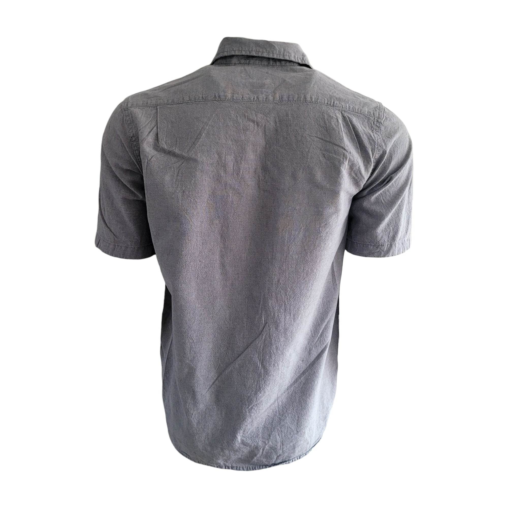 Vintage Wrangler Premium Short Sleeve Shirt – Grey, Size S - USASTARFASHION