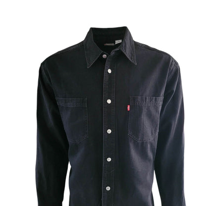 Levi's Black Long Sleeve Button - Up Shirt – Size L - USASTARFASHION