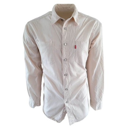 Vintage Levi’s White Western Denim Shirt – Size L - USASTARFASHION