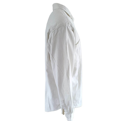 Vintage Levi’s White Long Sleeve Shirt – Size XL - USASTARFASHION