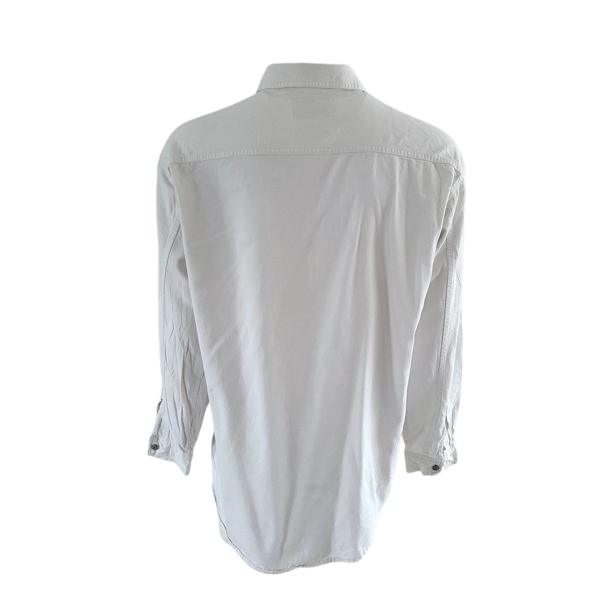 Vintage Levi’s White Long Sleeve Shirt – Size XL - USASTARFASHION