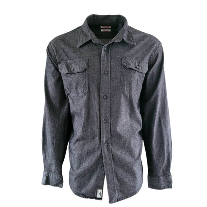 Vintage Wrangler Flex Western Shirt – Charcoal Black, XL - USASTARFASHION