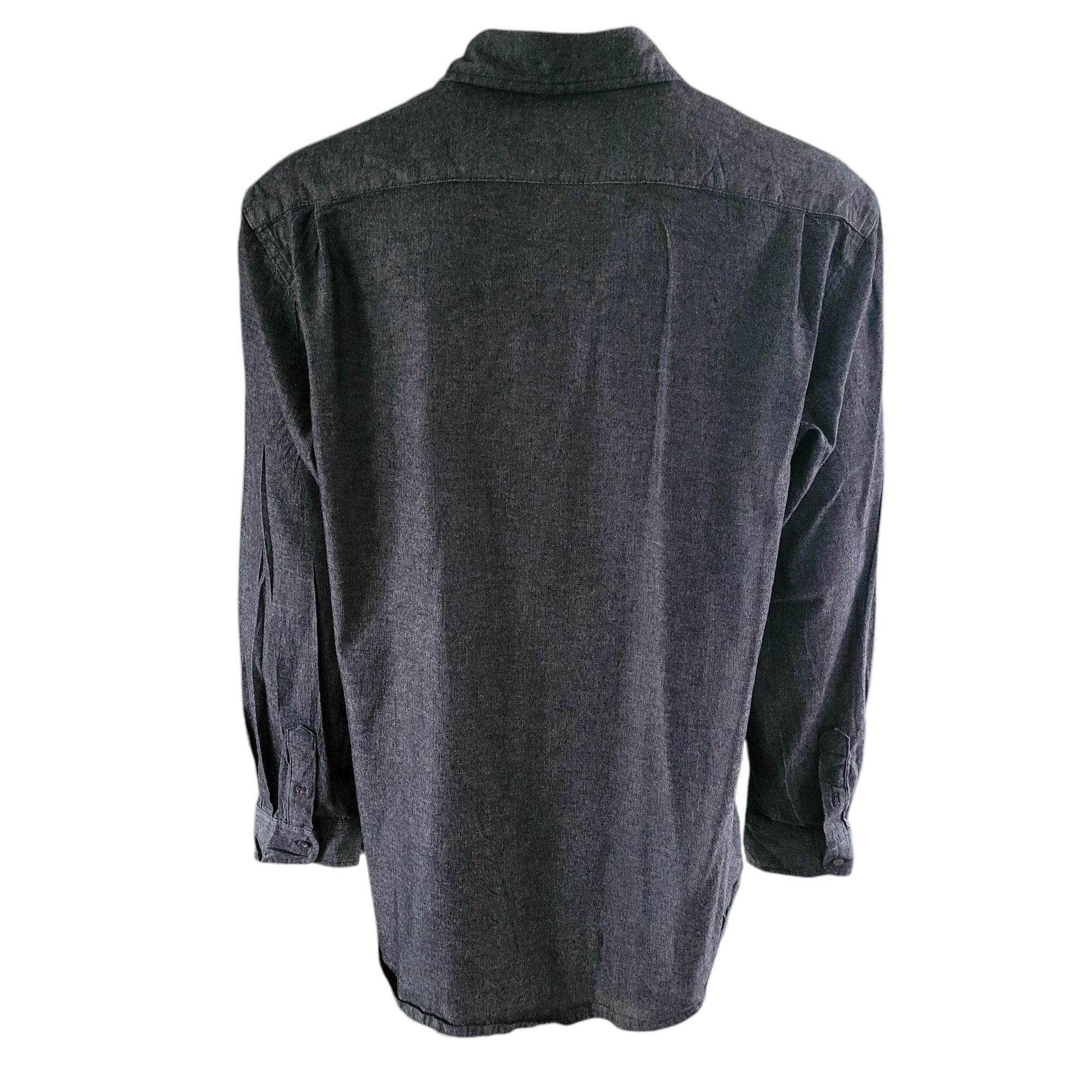 Vintage Wrangler Flex Western Shirt – Charcoal Black, XL - USASTARFASHION