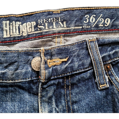Vintage Tommy Hilfiger Rebel Slim Jeans – Size 36x29 - USASTARFASHION