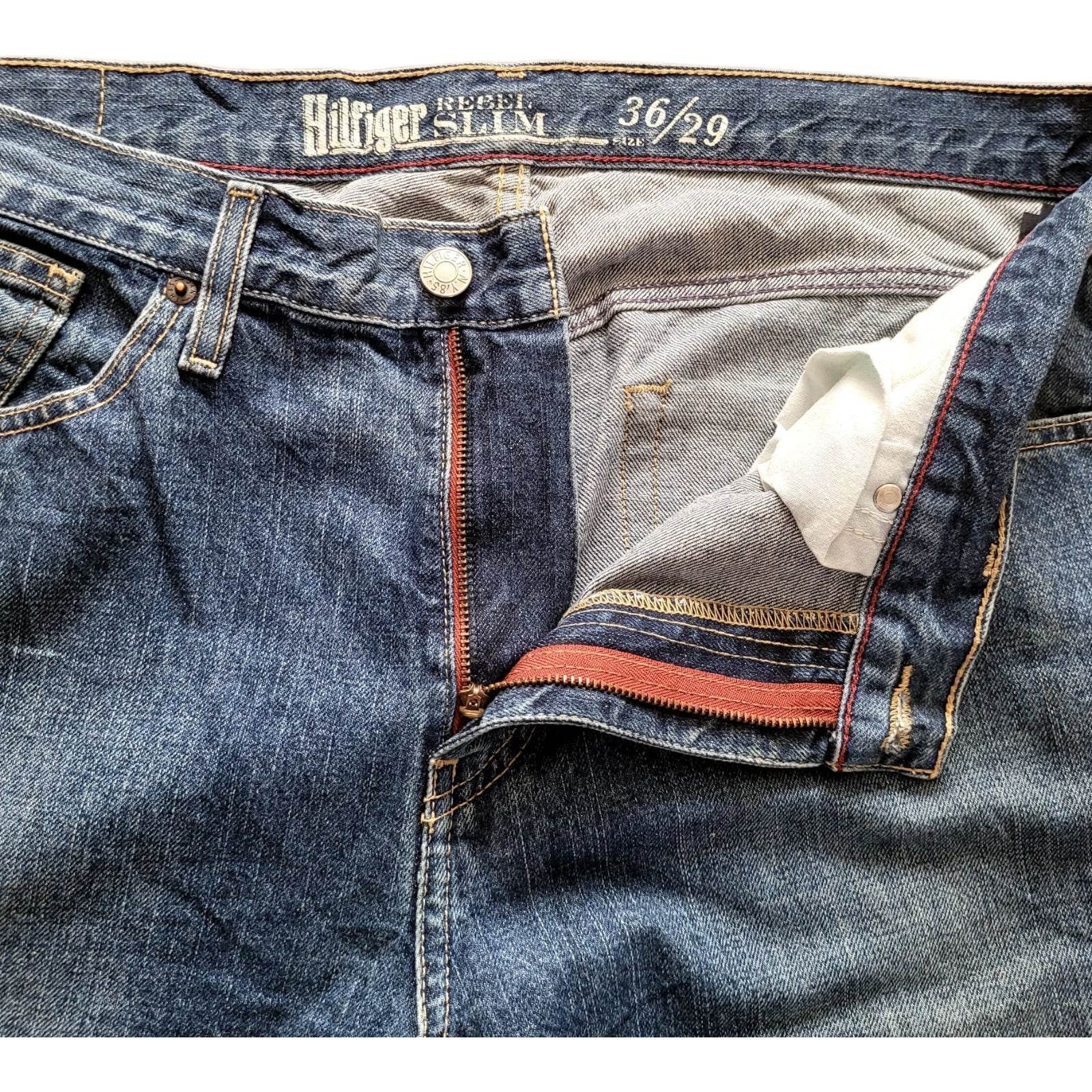Vintage Tommy Hilfiger Rebel Slim Jeans – Size 36x29 - USASTARFASHION