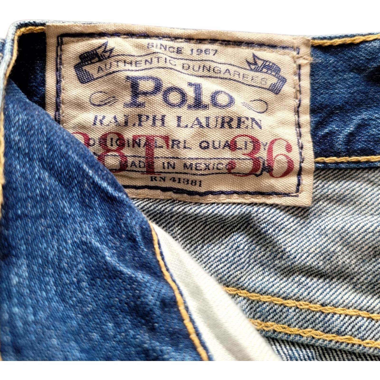 Vintage Polo Ralph Lauren Jeans – Size 38x36 - USASTARFASHION