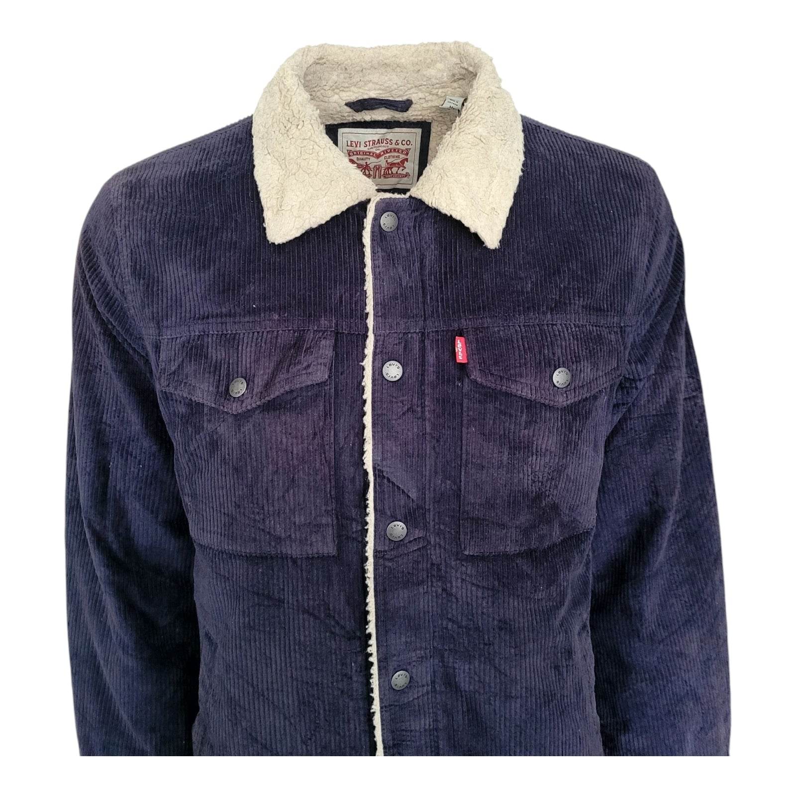 Vintage Levi’s Sherpa Lined Corduroy Jacket – Size M - USASTARFASHION