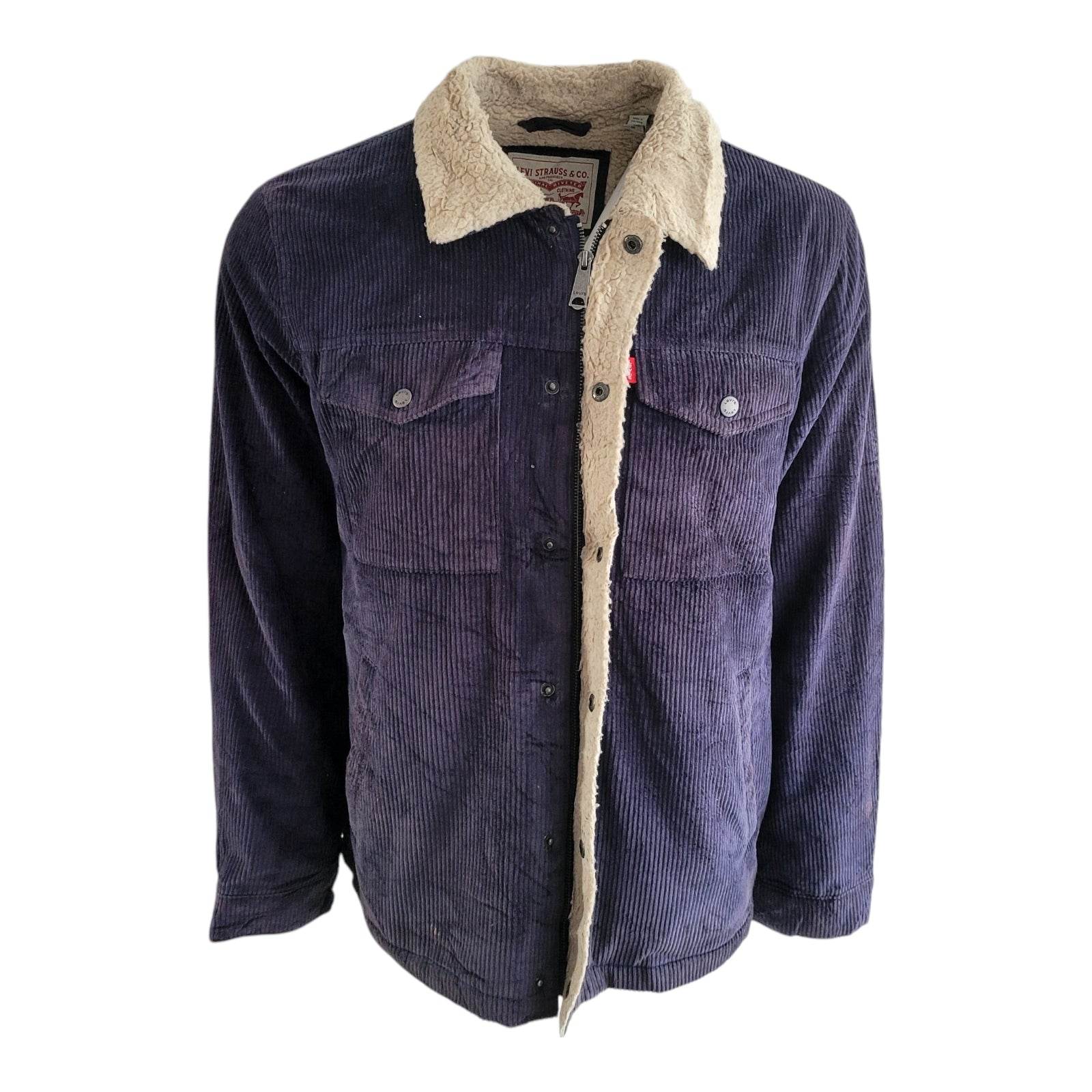 Vintage Levi’s Sherpa Lined Corduroy Jacket – Size M - USASTARFASHION