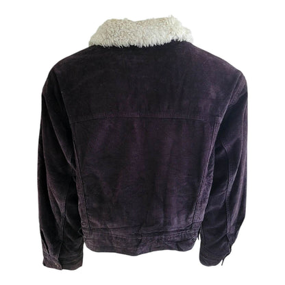 Levi’s Sherpa Lined Corduroy Trucker Jacket – Size L - USASTARFASHION