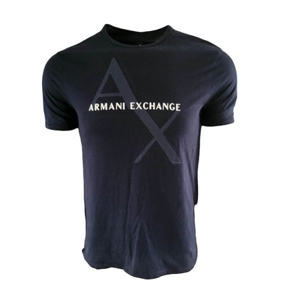 Armani Exchange AX Logo T-Shirt – Black, Size M - USASTARFASHION