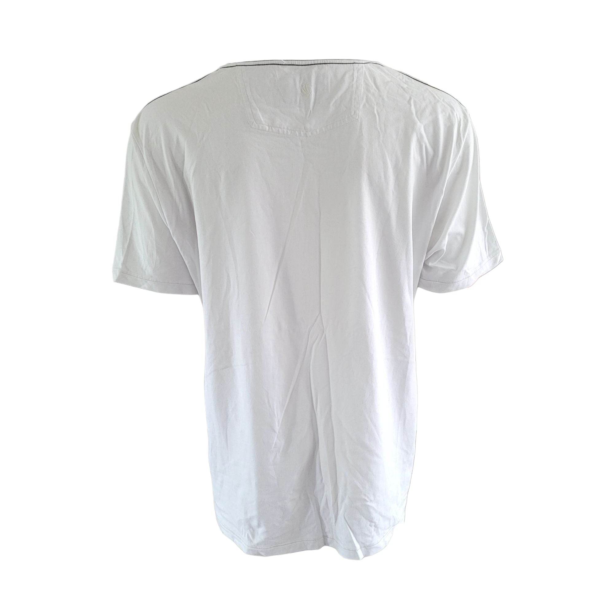Fat Face Brazil 2014 Print T-Shirt – White, Size XXL - USASTARFASHION