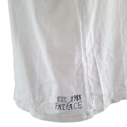 Fat Face Brazil 2014 Print T-Shirt – White, Size XXL - USASTARFASHION