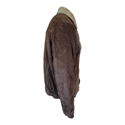 Wrangler Western Sherpa Corduroy Jacket – Size L - USASTARFASHION