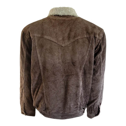 Wrangler Western Sherpa Corduroy Jacket – Size L - USASTARFASHION