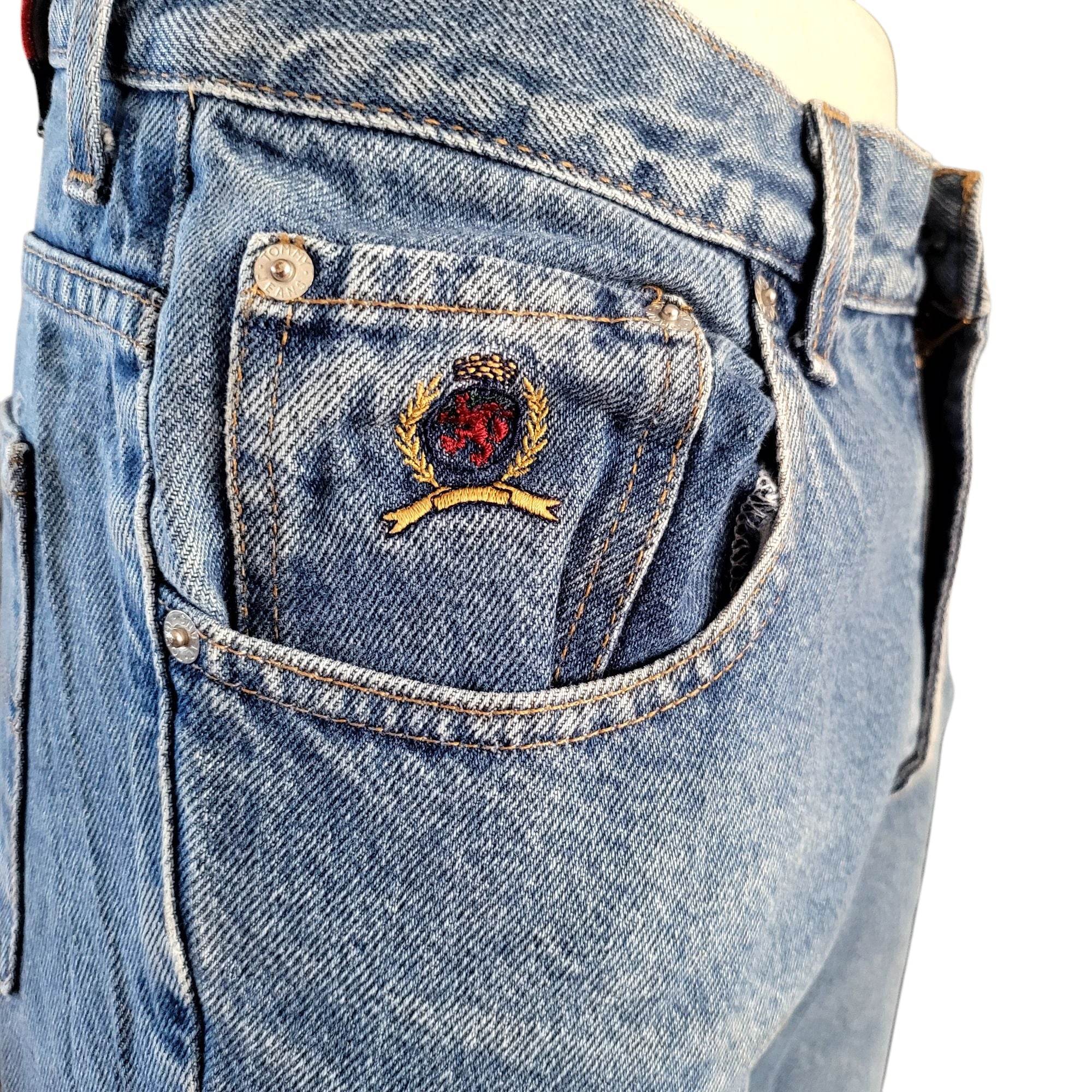 Tommy Hilfiger Vintage Crest Jeans – Size 32x34 - USASTARFASHION
