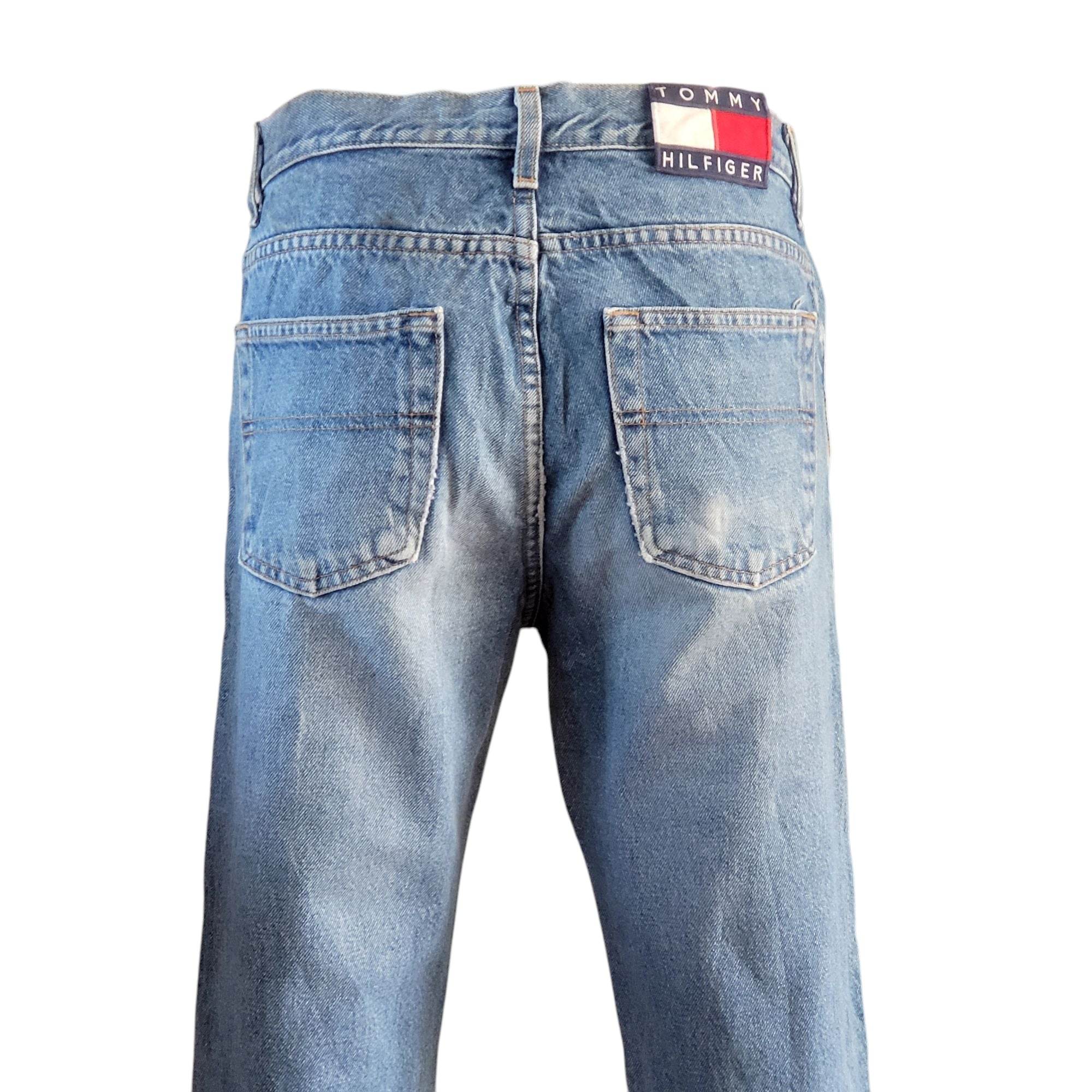 Tommy Hilfiger Vintage Crest Jeans – Size 32x34 - USASTARFASHION