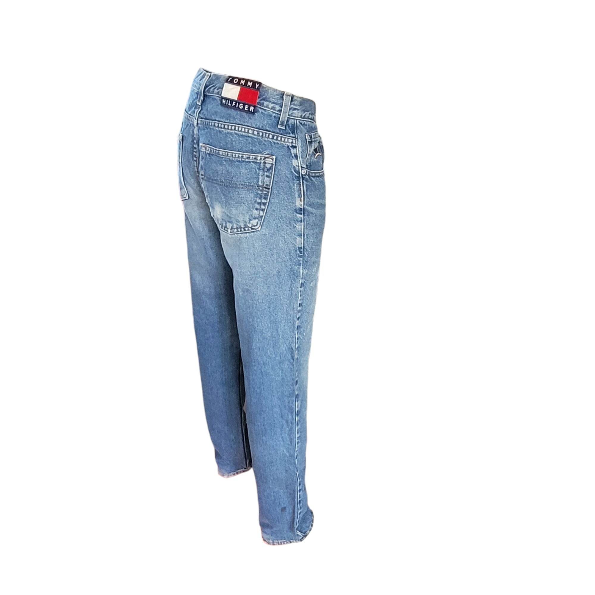Tommy Hilfiger Vintage Crest Jeans – Size 32x34 - USASTARFASHION