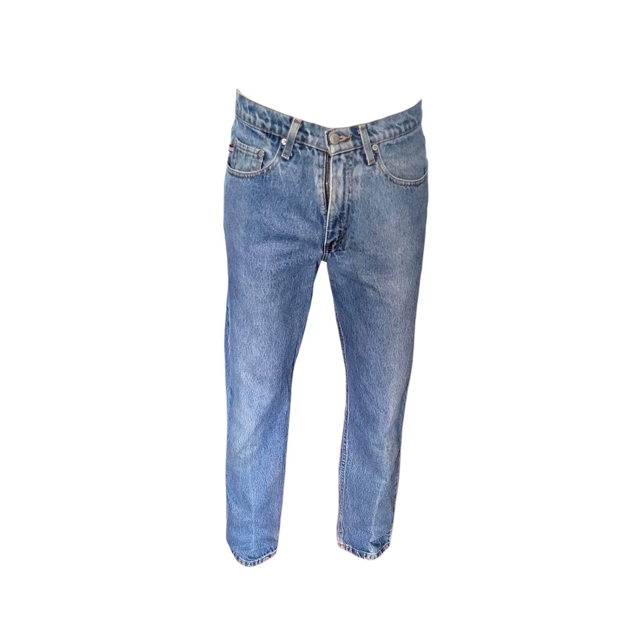 Ralph Lauren USA Flag Tab Relaxed Jeans – Size 30x32 - USASTARFASHION