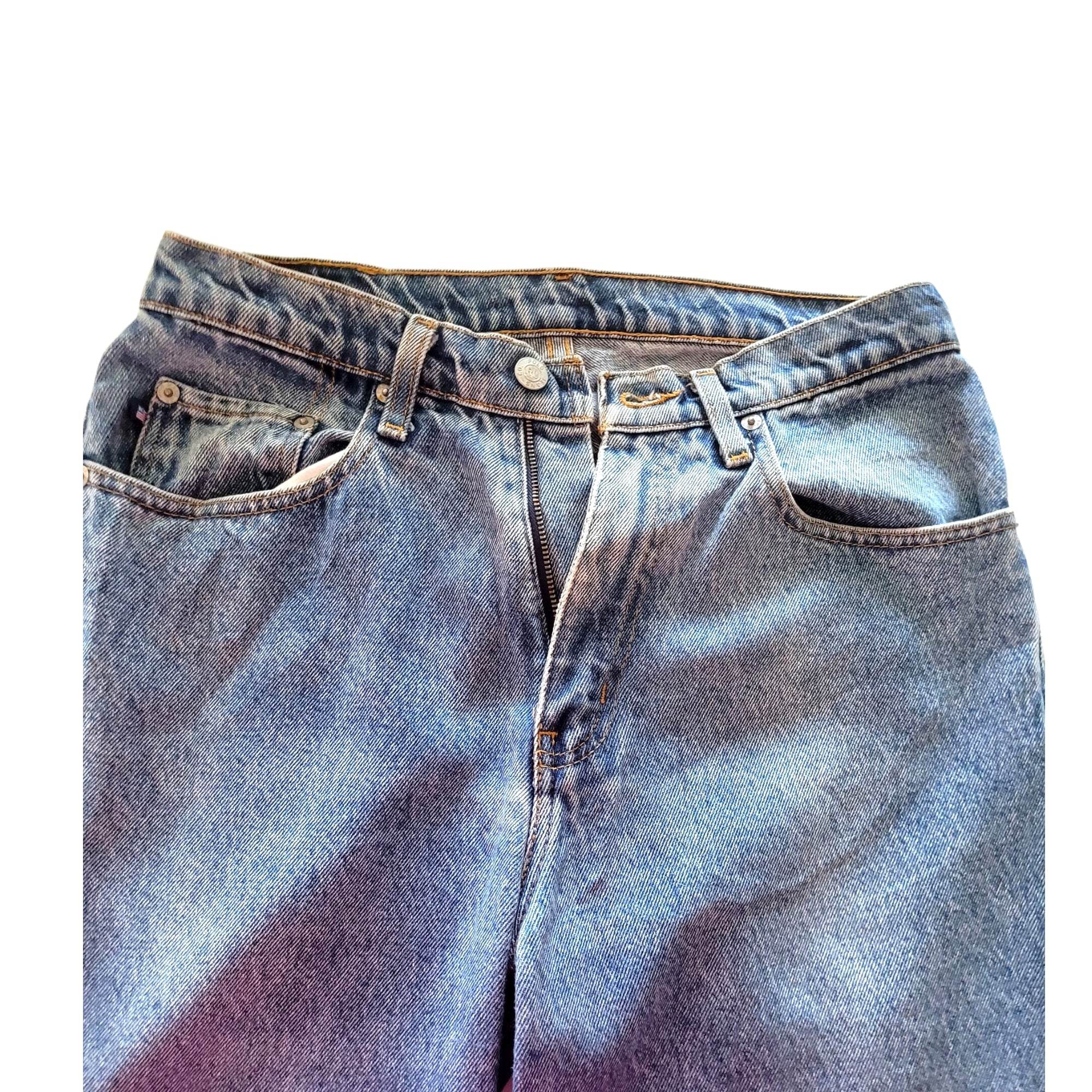 Ralph Lauren USA Flag Tab Relaxed Jeans – Size 30x32 - USASTARFASHION