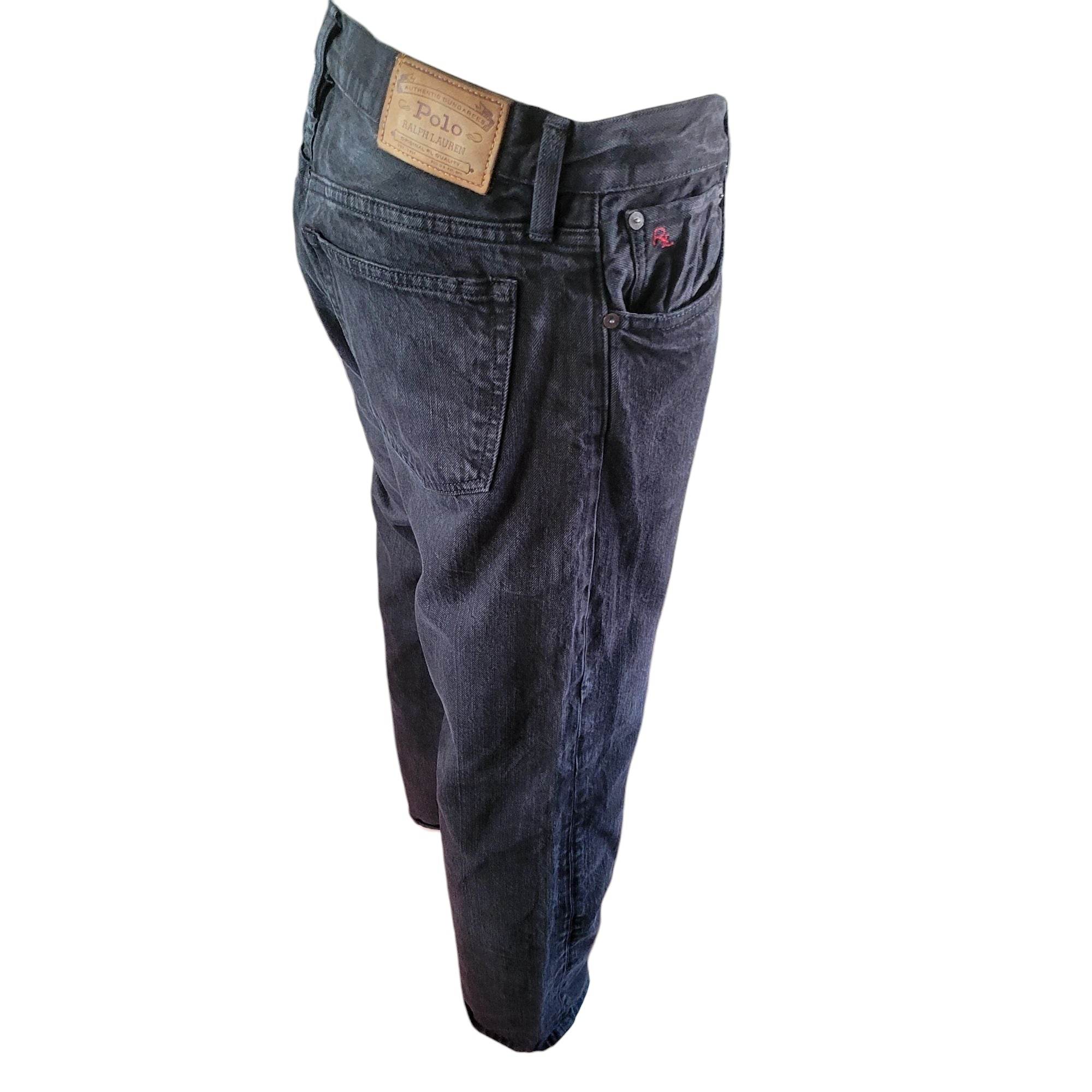 Polo Ralph Lauren Dungarees – Black Wash, Size 34x30 - USASTARFASHION