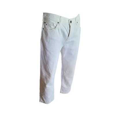 Tommy Hilfiger Men’s White Straight Fit Jeans – Size 32x30 - USASTARFASHION