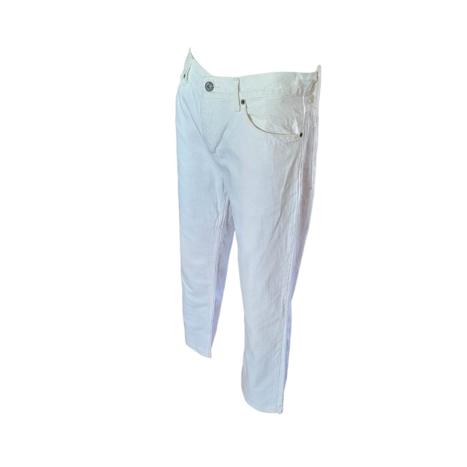 Tommy Hilfiger Men’s White Straight Fit Jeans – Size 32x30 - USASTARFASHION