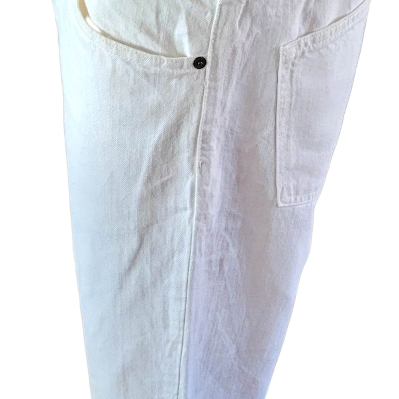 Tommy Hilfiger Men’s White Straight Fit Jeans – Size 32x30 - USASTARFASHION
