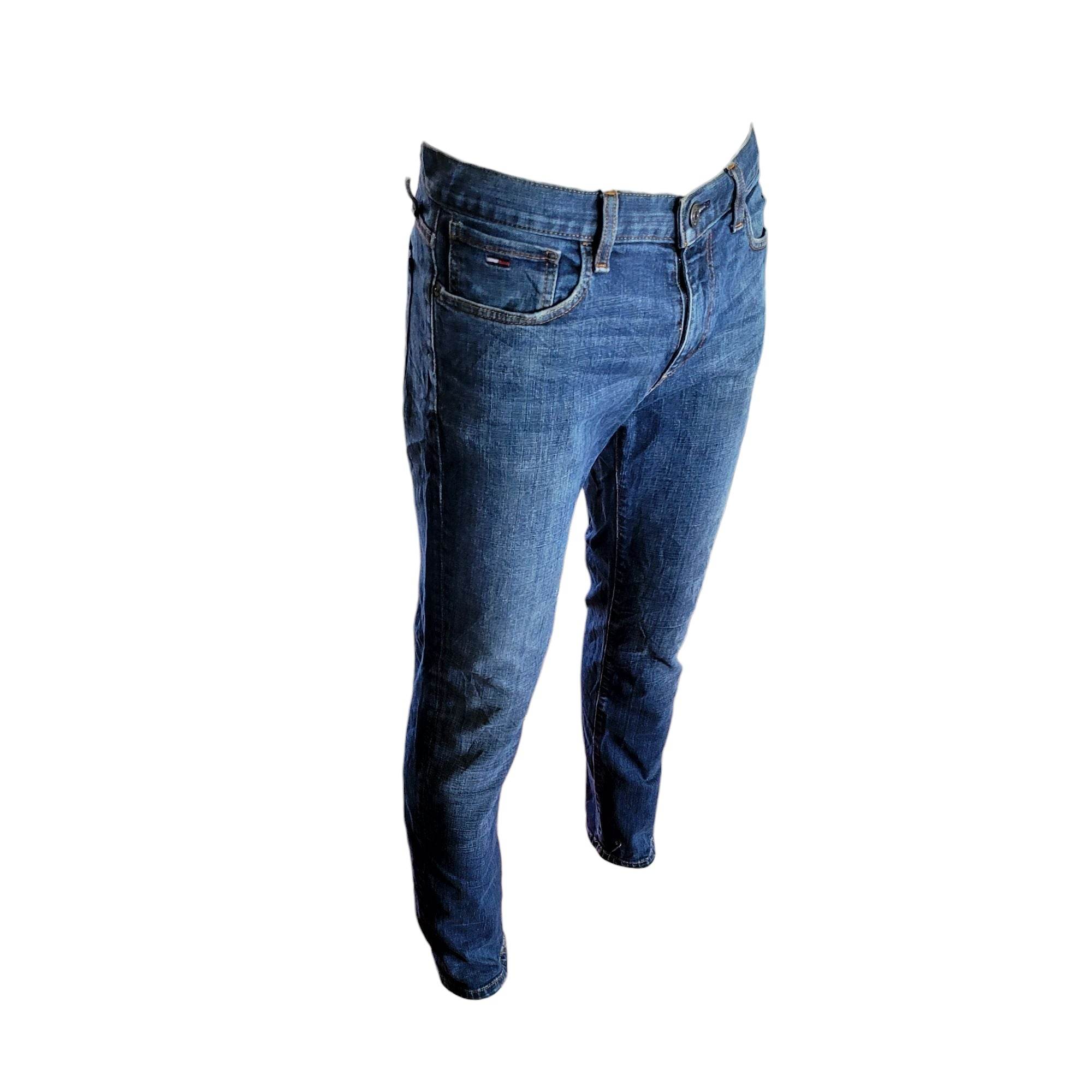 Tommy Hilfiger Men's Blue Denim Jeans - 32x32 - USASTARFASHION