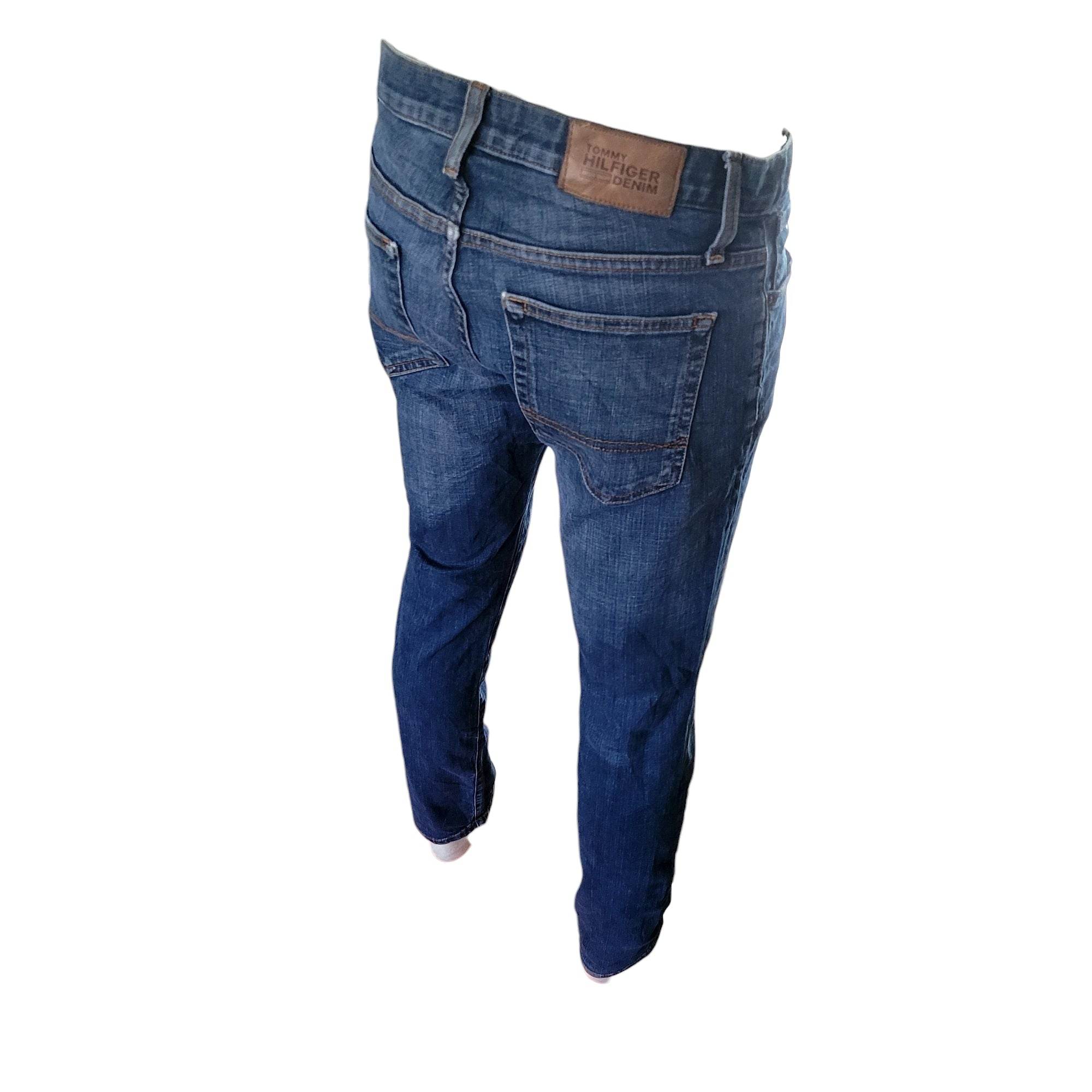 Tommy Hilfiger Men's Blue Denim Jeans - 32x32 - USASTARFASHION