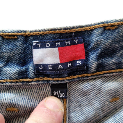 Tommy Hilfiger Men's Blue Denim Jeans – Size 31x30 - USASTARFASHION