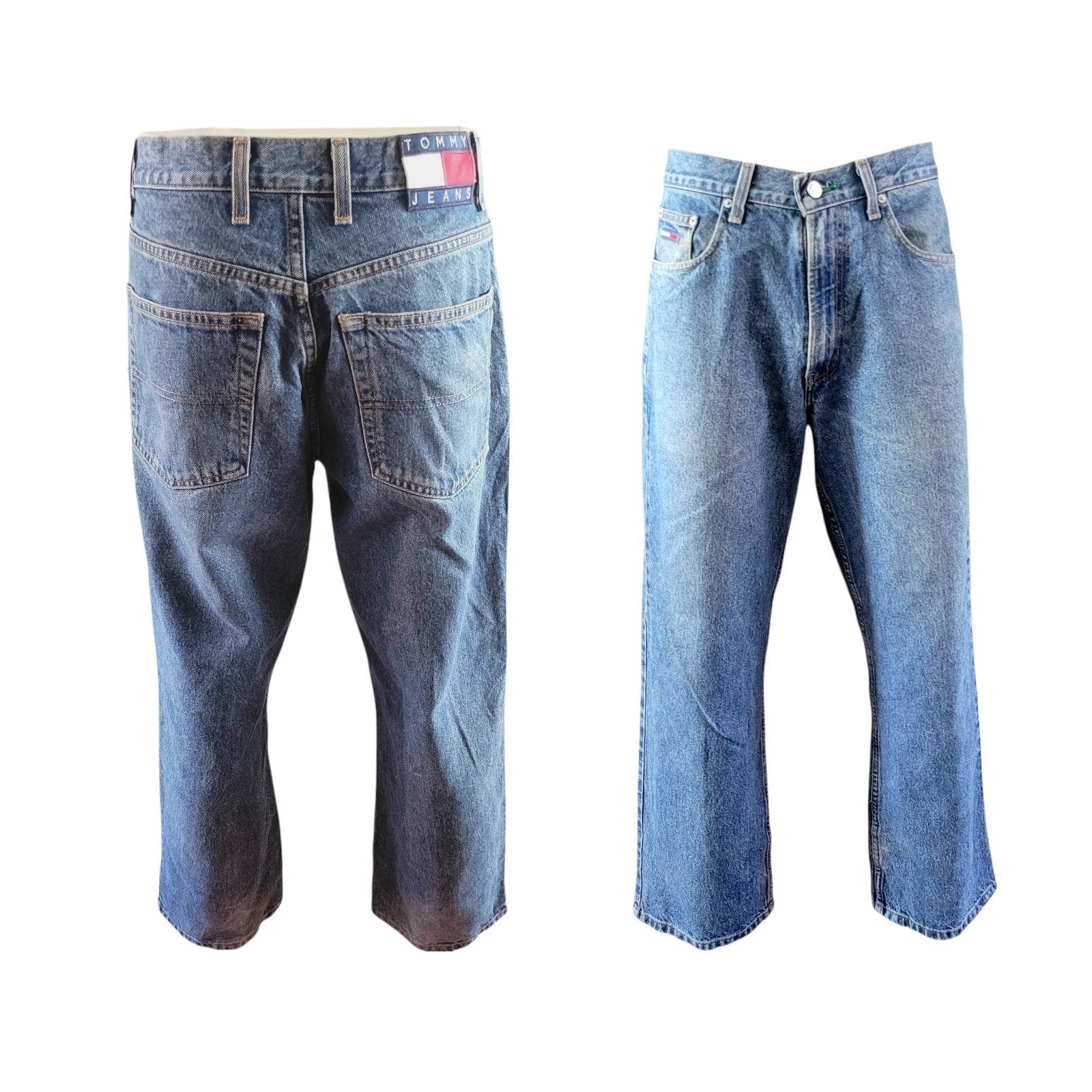 Tommy Hilfiger Men's Blue Denim Jeans – Size 31x30 - USASTARFASHION
