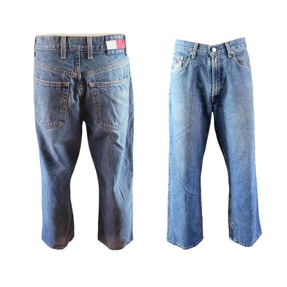 Tommy Hilfiger Men's Blue Denim Jeans – Size 31x30 - USASTARFASHION