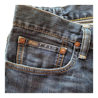 Polo Ralph Lauren Men's Blue Denim Jeans - 34x32 - USASTARFASHION