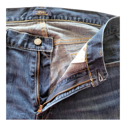 Polo Ralph Lauren Men's Blue Denim Jeans - 34x32 - USASTARFASHION