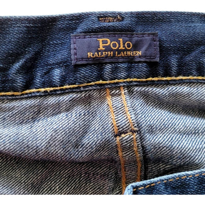 Polo Ralph Lauren Men's Blue Denim Jeans - 34x32 - USASTARFASHION
