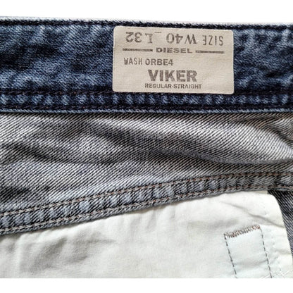 Diesel Viker W40 L32 ORBE4 Distressed Jeans - USASTARFASHION