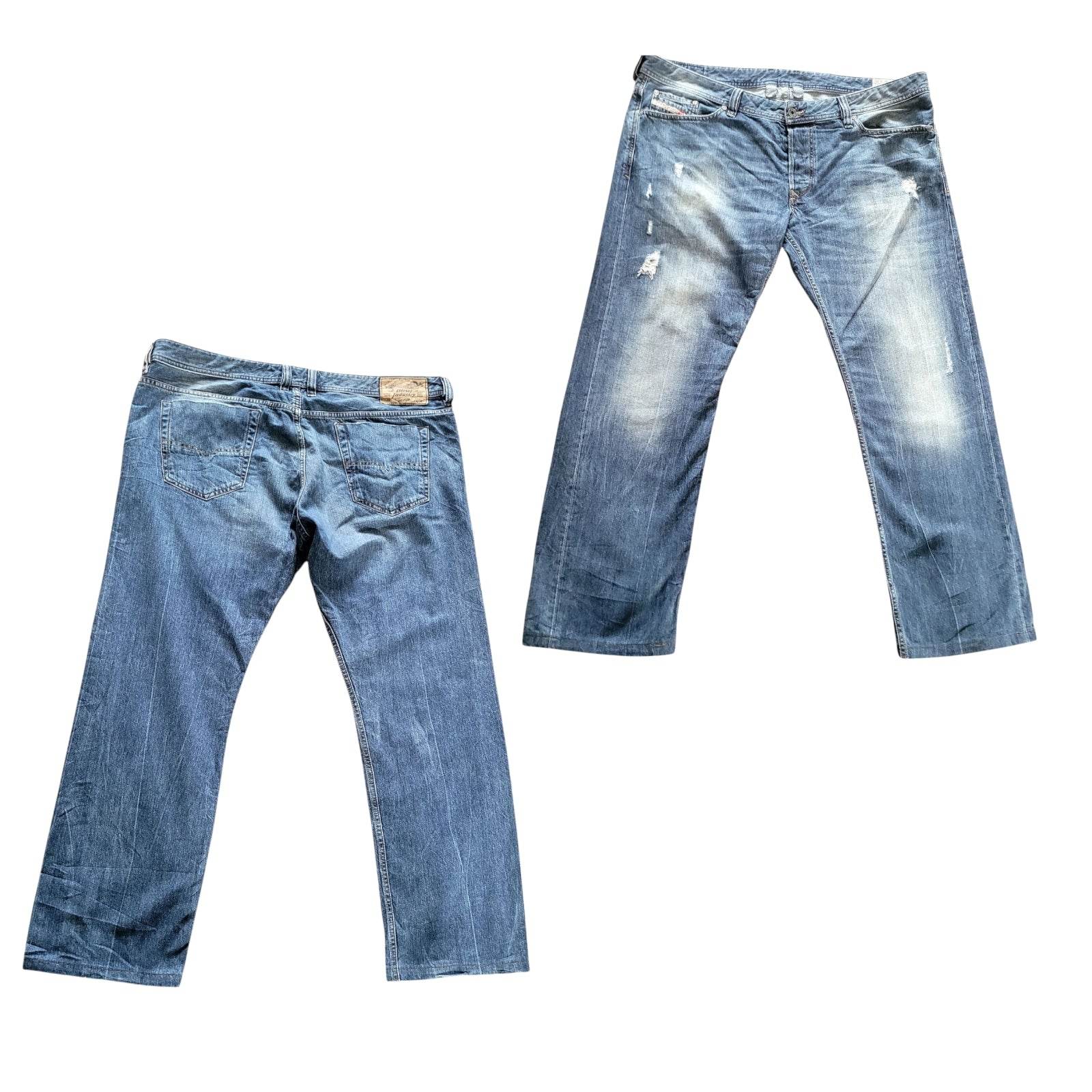 Diesel Viker W40 L32 ORBE4 Distressed Jeans - USASTARFASHION