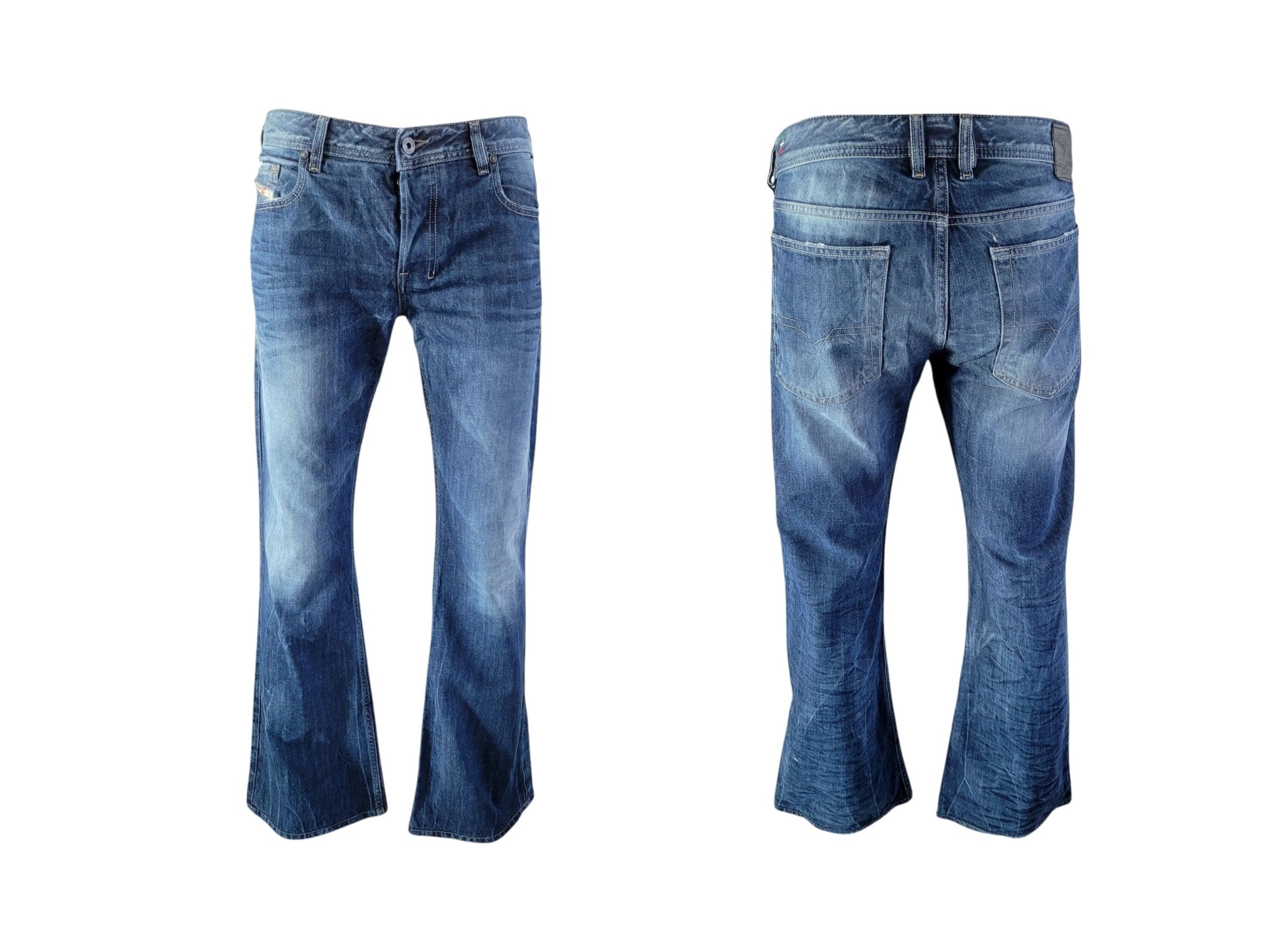 Diesel Zathan Regular Bootcut Jeans – W33 L32 - USASTARFASHION