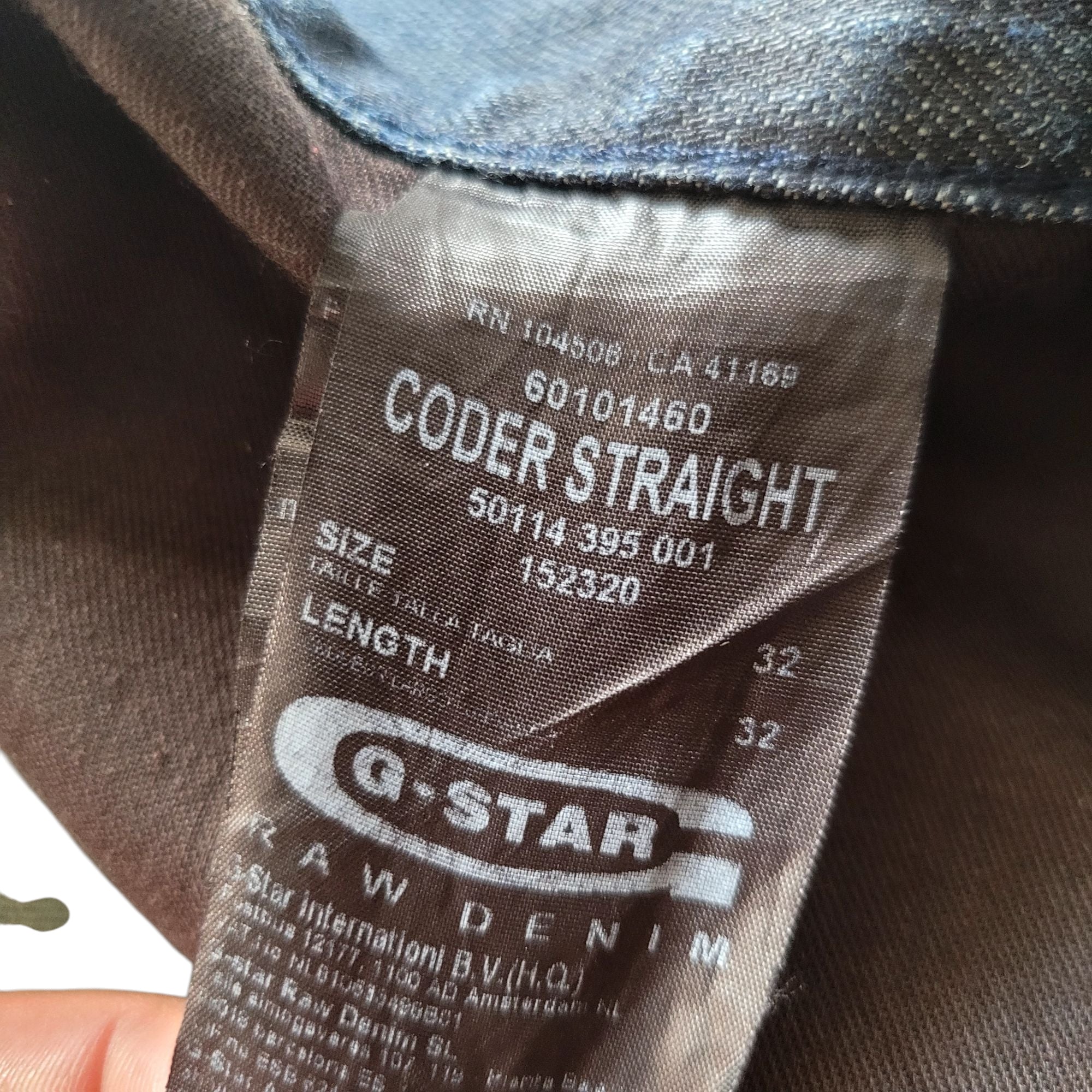 G - Star RAW Coder Straight Jeans – W32 L32 - USASTARFASHION